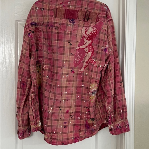 Magnolia Pearl Boyfriend Shirt in Cecile check - Picture 8 of 9